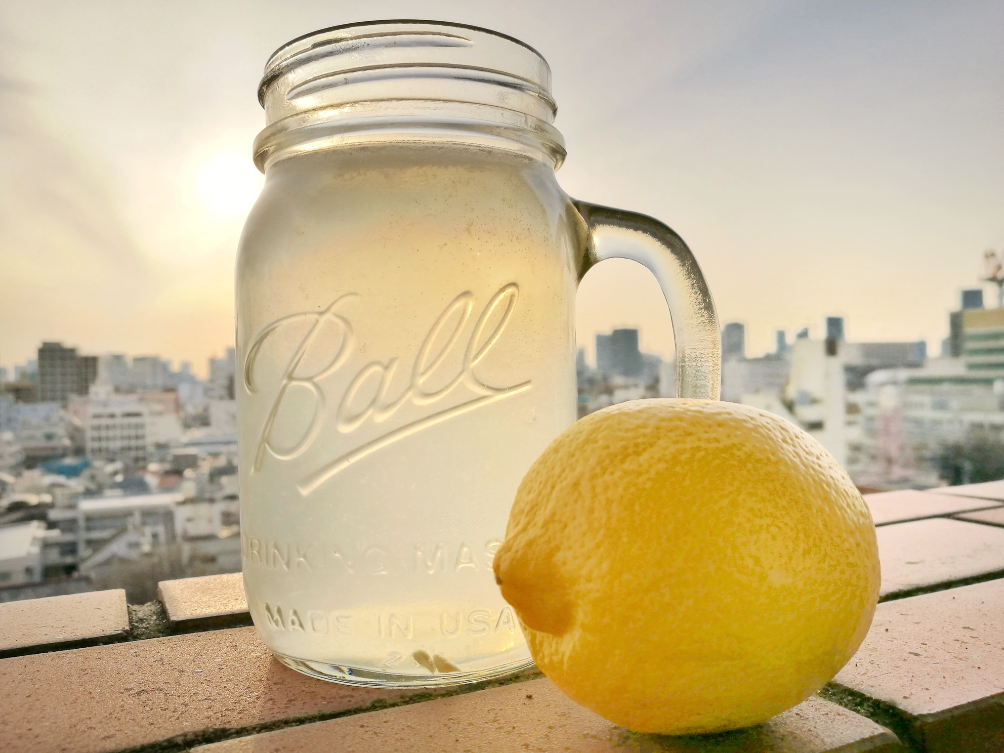 朝レモン水の習慣
