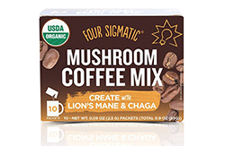 Cordiceps-Four Sigmatic, Mushroom Coffee Mix-マッシュルームコーヒー-ライオンズメイン（ヤマブシタケ）