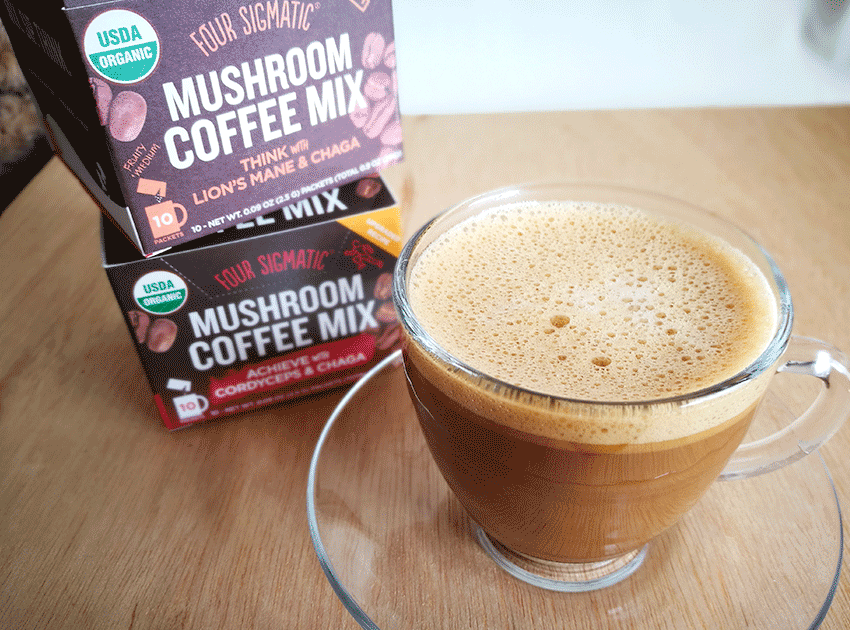 海外で話題のマッシュルームコーヒー（mushroom coffee）を試してみた。キノコってすごい！！