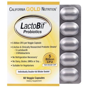 California Gold Nutrition, LactoBif プロバイオティクス-即効排便を促す！腸内お花畑女の4つの便秘解消法-yumiid.com